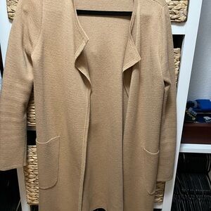 J. Crew Women's Camel Open Front Cardigan